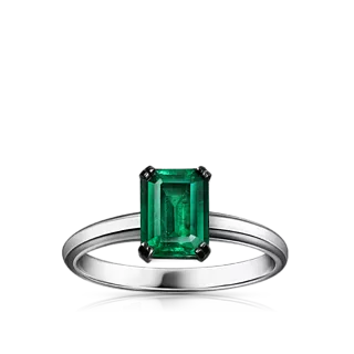 Золотое кольцо с изумрудом