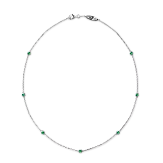 Колье с изумрудами