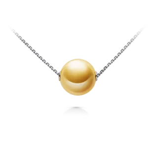 Подвеска с золотым жемчугом