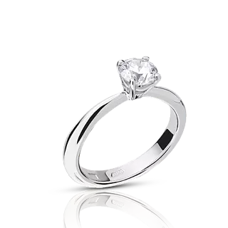 Кольцо с бриллиантом