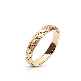 Обручальное кольцо **HARMONY** из розового золота.