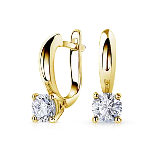 Серьги с бриллиантами