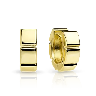 Серьги из желтого золота