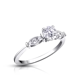 Кольцо с бриллиантом