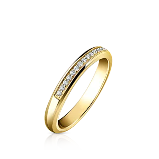 Обручальное кольцо с бриллиантами