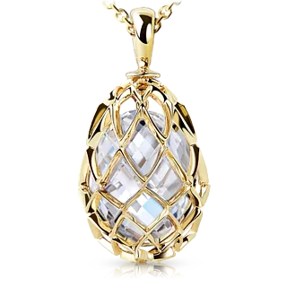 Подвеска с горным хрусталем