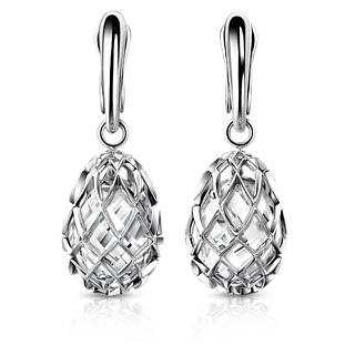 Серьги с горным хрусталем