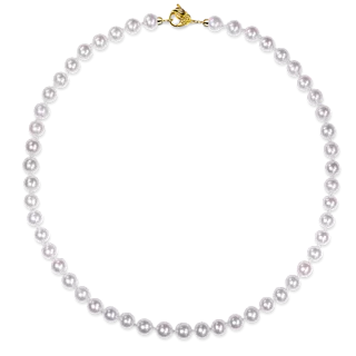 Ожерелье из белого жемчуга