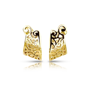 Серьги из желтого золота 