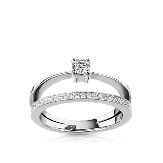 Кольцо с бриллиантами