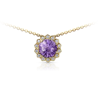 Подвеска с аметистом