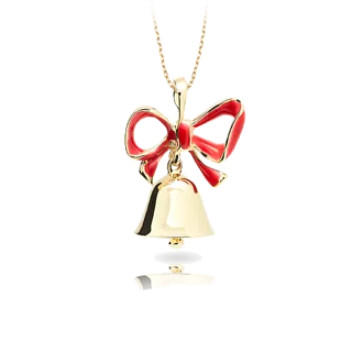 Подвеска "Колокольчик" из желтого золота