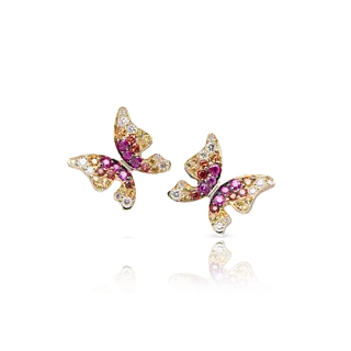 Серьги BUTTERFLIES
