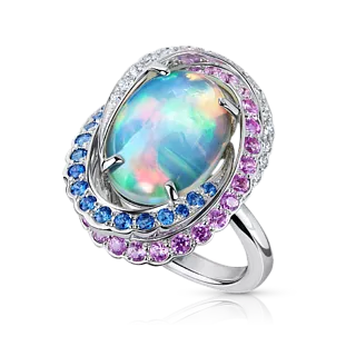 Кольцо c опалом