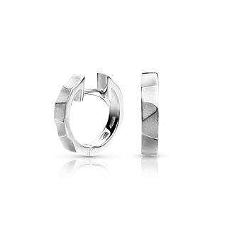 Серьги из фактурного золота