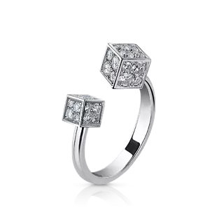Кольцо CUBE c бриллиантами