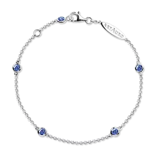 Браслет с сапфирами