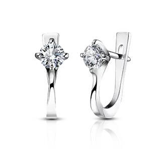 Серьги с бриллиантами 