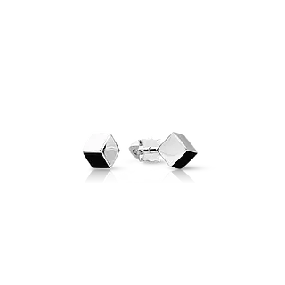 Пусеты CUBE из серебра