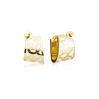 Серьги с эмалью