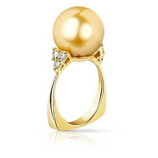 Кольцо с жемчугом