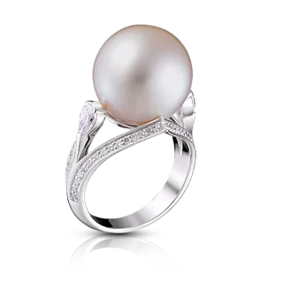Кольцо с жемчугом