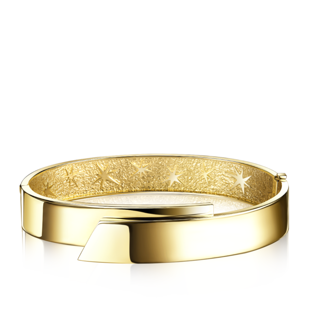 Браслет с кольцом на цепочке из золота - стильный аксессуар для элегантного образа